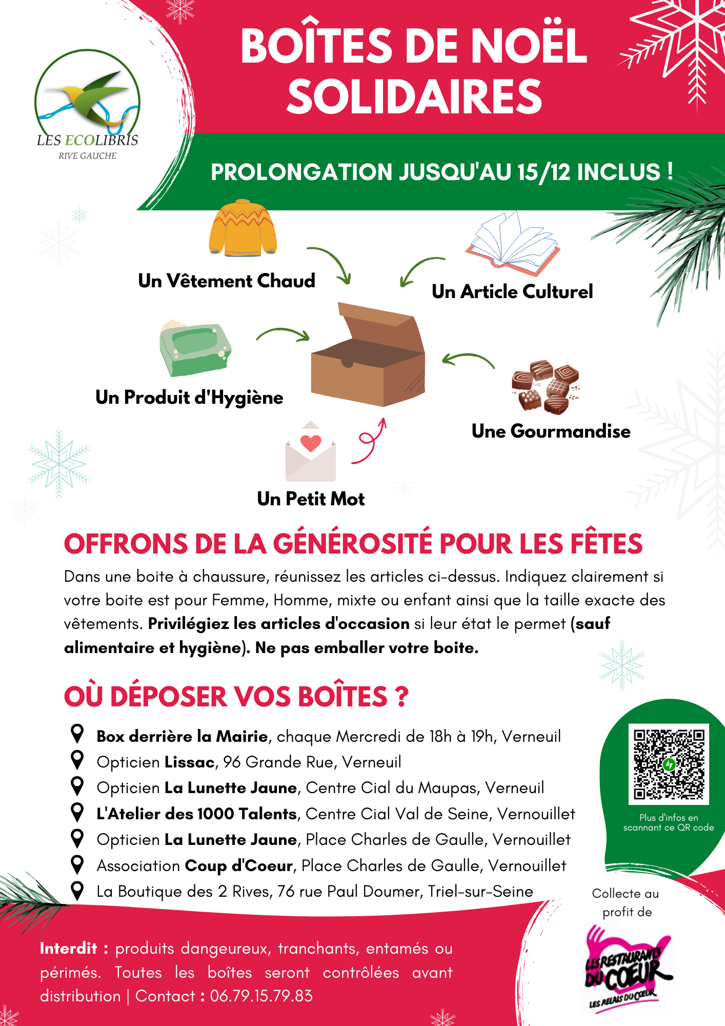 Boîte de Noël Solidaire 2023